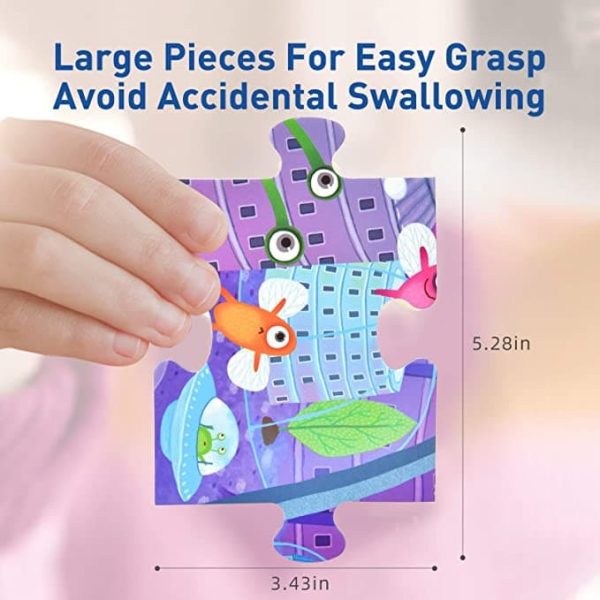 Detective in Space Children Jigsaw Puzzle with Hidden Pic