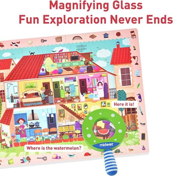 Detective in Room Children Jigsaw Puzzle with Hidden Pic