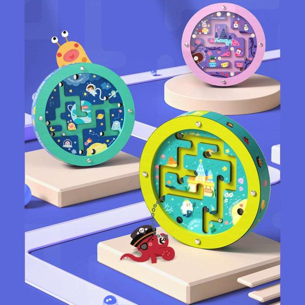 Double Sided Marble Maze. Fine Motor Skill development