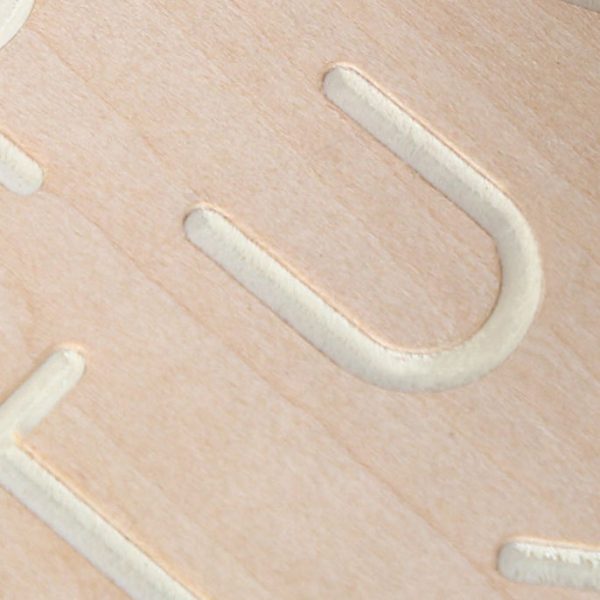 Double Sided Wooden Letter & Number Writing Board. Montessori Alphabet & Math Toy.