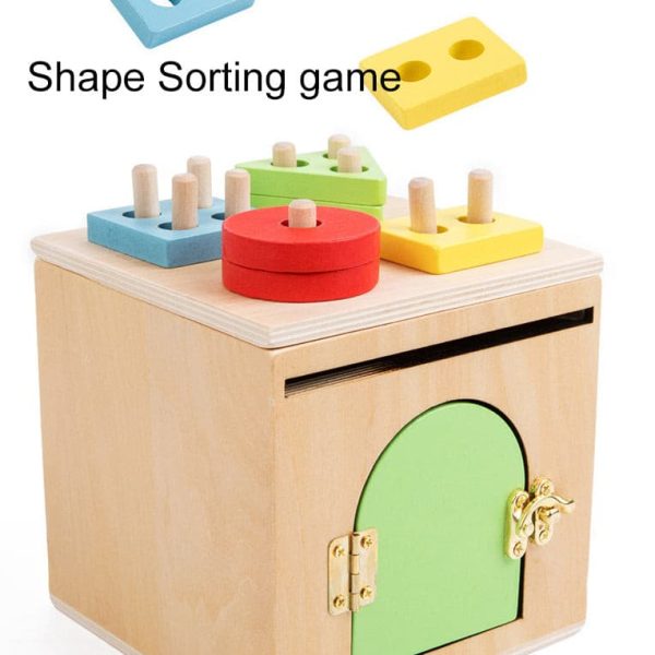 5 in 1 Wooden Montessori inspired Puzzle Game Box