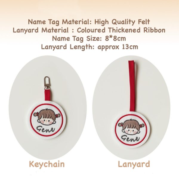 Customised children bag tag, Personalised Party Favours