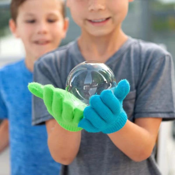 Bubble Glove, Blower & Tray. STEM Toy with bubbles