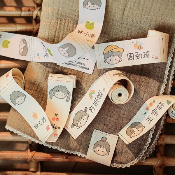 Customised Sew On (10pc) Children Name Tags Personalised Clothing