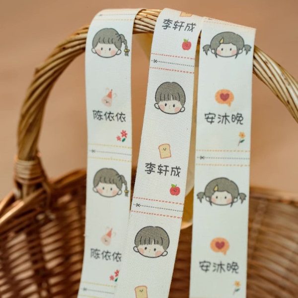 Customised Sew On (10pc) Children Name Tags Personalised Clothing