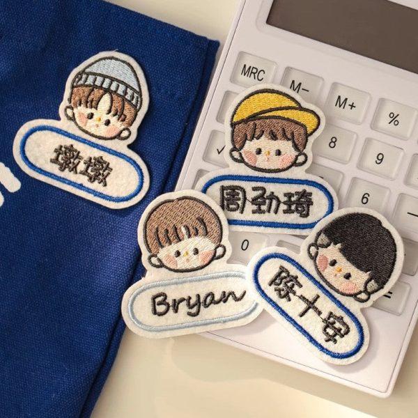Customised Iron On (8pc) / Sew On Children Name Tags