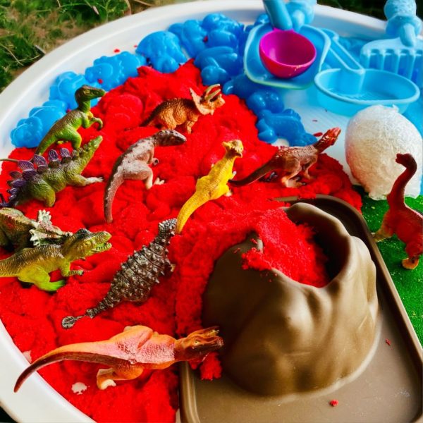 Dinosaur Theme Sensory Exploration Dino Pretend Play Set