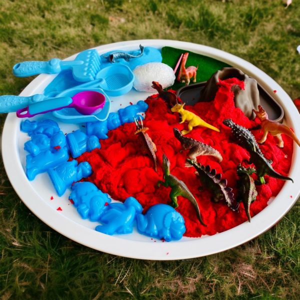 Dinosaur Theme Sensory Exploration Dino Pretend Play Set