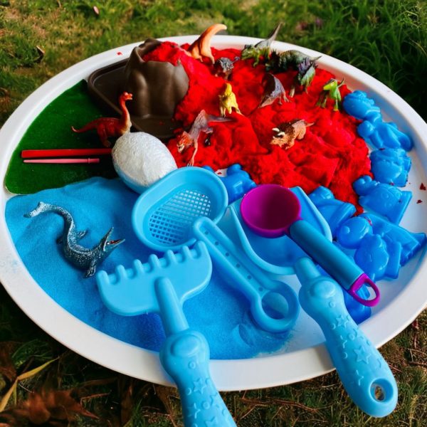Dinosaur Theme Sensory Exploration Dino Pretend Play Set