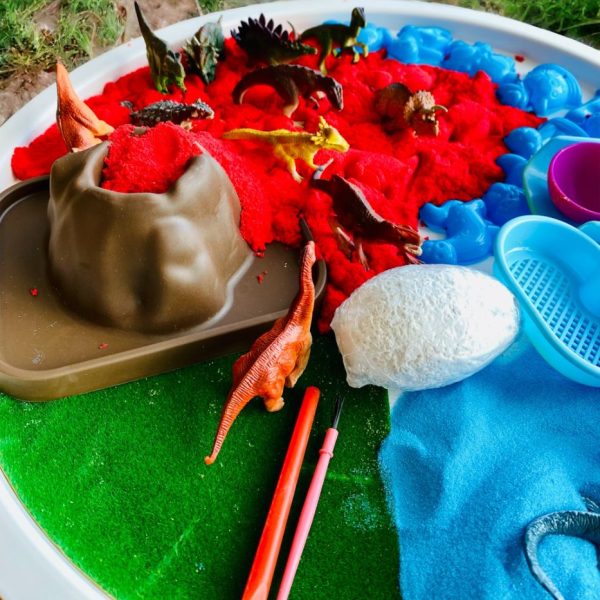 Dinosaur Theme Sensory Exploration Dino Pretend Play Set