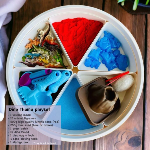 Dinosaur Theme Sensory Exploration Dino Pretend Play Set