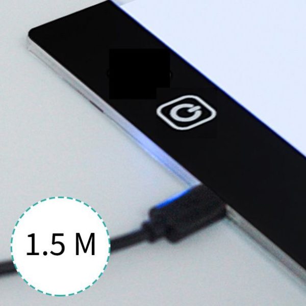 A4/A3 LED Light Board Pad USB charging, 4000 Lux Brightness