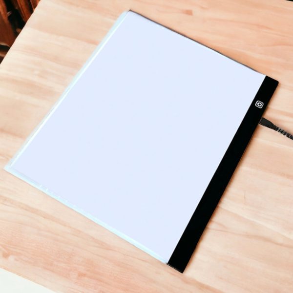 A4/A3 LED Light Board Pad USB charging, 4000 Lux Brightness