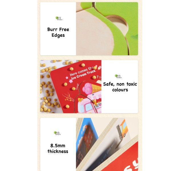 Big Piece Baby Toddler Children Jigsaw Puzzle Book