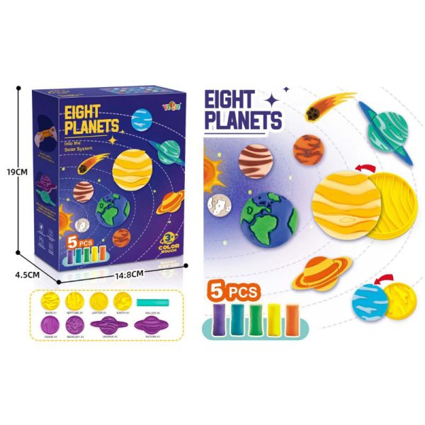 Dinosaur Fossil, World Map, Planet Play dough Mould Set