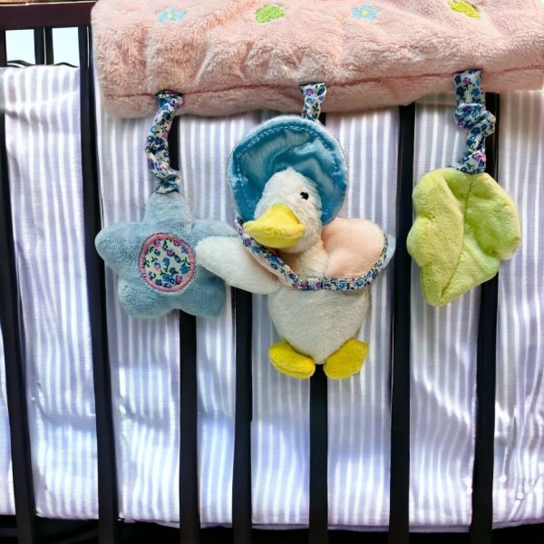 Crib Stroller Bed Rattle Hanging Mother goose Toy